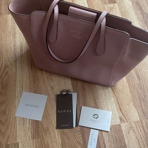 🌸GUCCI🌸 LEATHER TOTE BAG